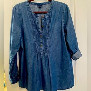 J Jill denim tunic
